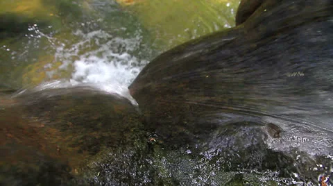Small waterfall. Stockbeeldmateriaal 24107214