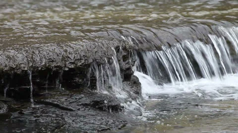 Small Waterfall Stock Footage 25272826