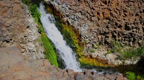 Small Waterfall Stock Footage 25709253