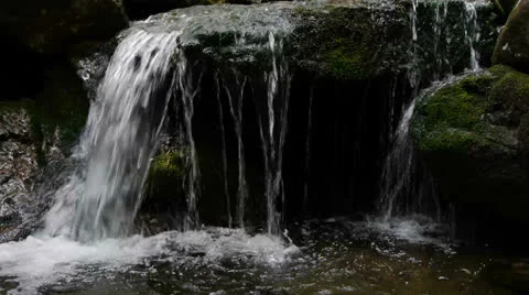 Small Waterfall Video stock 25887018