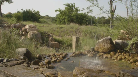 Small waterfall Stock Footage 28658054