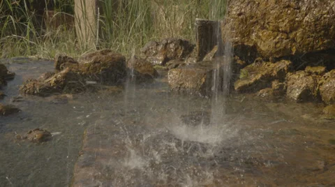 Small waterfall Stock Footage 30588366