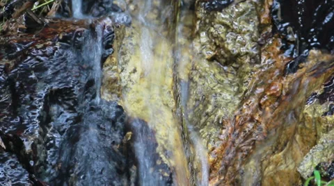 Small Waterfall Stock Footage 34495302