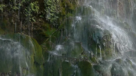 Small waterfall Stock Footage 35531716