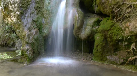 Small waterfall Stock Footage 35534932