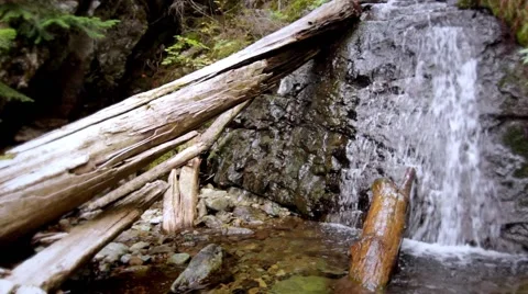 Small waterfall Stock Footage 43221778