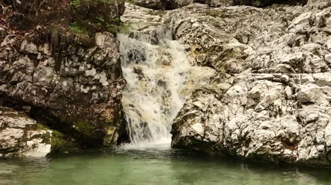 Small waterfall Stock Footage 44609888