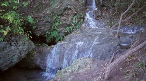 Small Waterfall Stock Footage 57466684