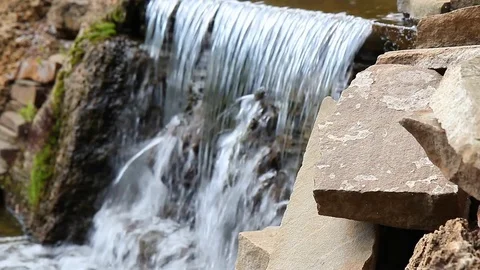 Small waterfall  Stock Footage 78151663