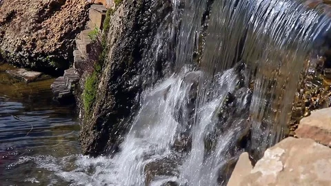 Small waterfall  Stock Footage 78154124