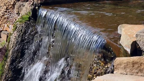 Small waterfall  Stock Footage 78155018
