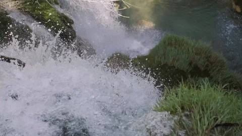 Small waterfall Stock Footage 85703311