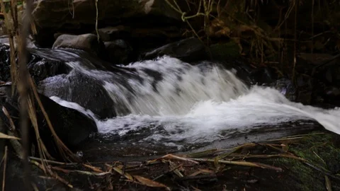 Small waterfall Stock Footage 87104246