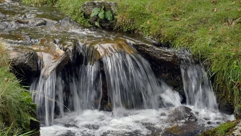 Small waterfall Stock Footage 93807503