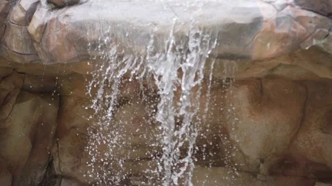 Small waterfall. Stock Footage 95496642