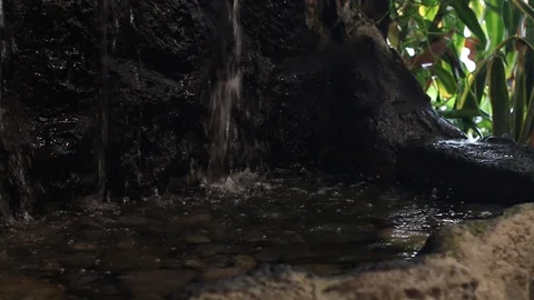 Small Waterfall Stock Footage 104792991