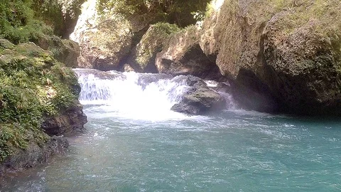 Small Waterfall Stock Footage 108980807