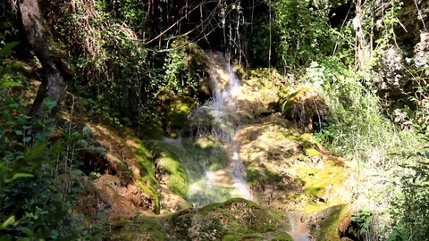 Small waterfall Stock Footage 117337564