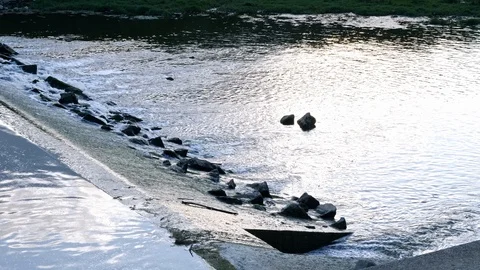 Small waterfall Stock Footage 119209788