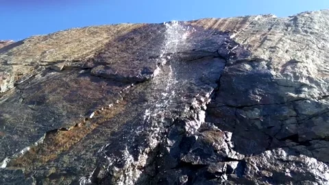 A small waterfall Stock Footage 131244557