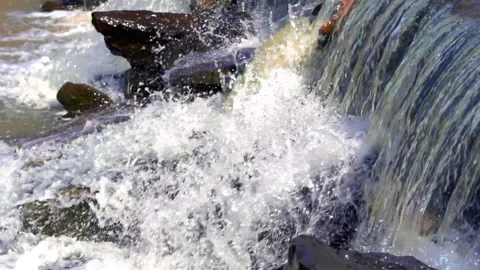 Small Waterfall Video stock 132424256