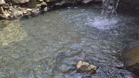 Small waterfall Stock Footage 150315275