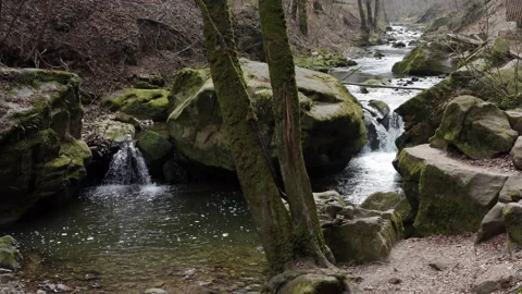 Small Waterfall Stock Footage 220875243