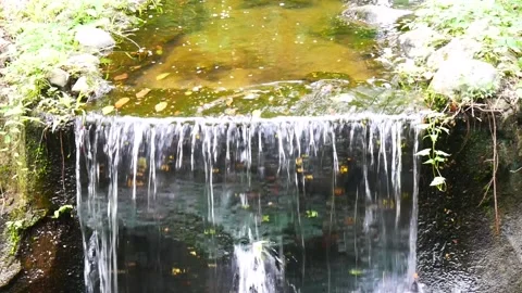 Small waterfall Stock Footage 227343427