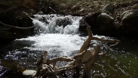 Small waterfall Stock Footage 263300960