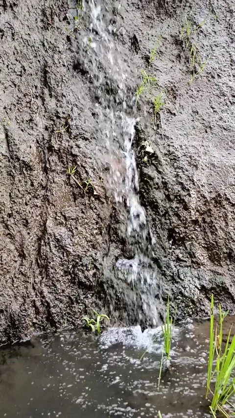 Small waterfall Stock Footage 268615149