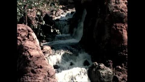 Small waterfall Stock Footage 276289752