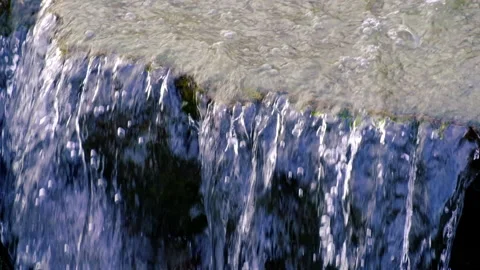 Small waterfall in the forest Stock Footage 147643524