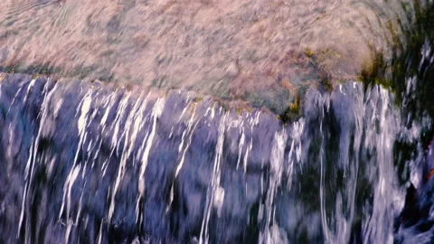 Small waterfall in the forest Stock Footage 147647108