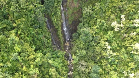 Small Waterfall in Hawaii Video stock 105375017