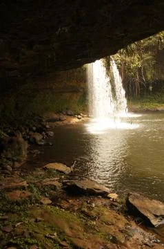 Small waterfall 库存照片