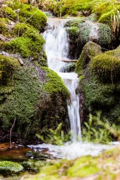 Small waterfall Stock Photos