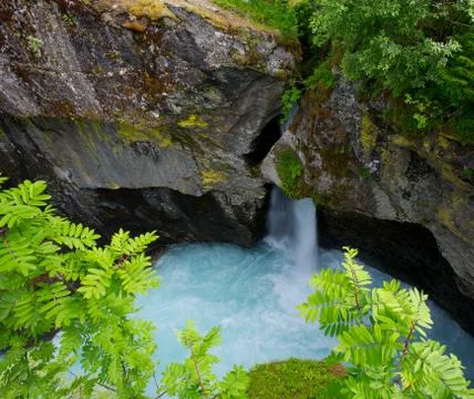 Small waterfall Foto stock