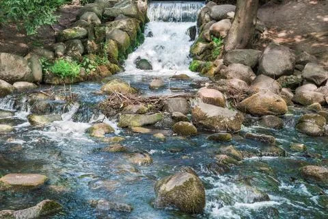Small waterfall Foto stock