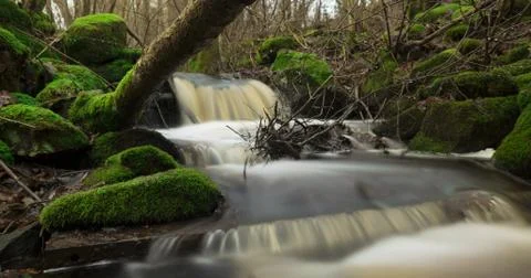 Small waterfall Stock Photos