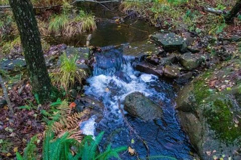 Small waterfall Stock Photos