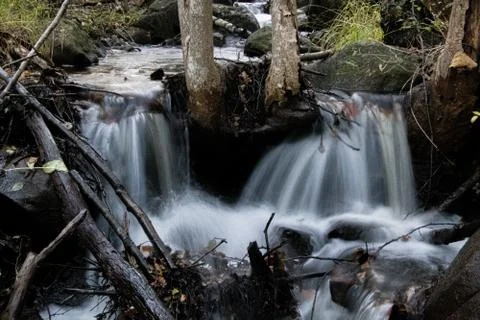 Small waterfall Stock Photos