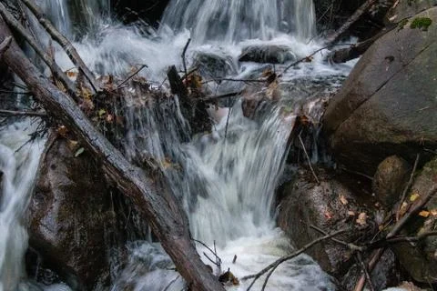Small waterfall Stock Photos