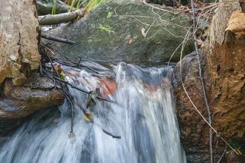 Small waterfall Stock Photos