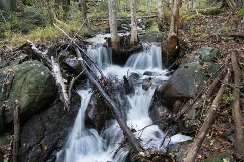 Small waterfall Stock Photos