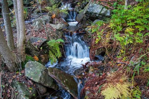 Small waterfall Stock Photos