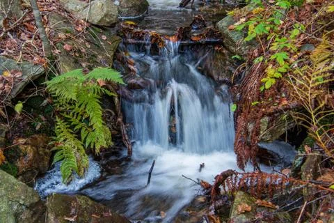 Small waterfall Stock Photos