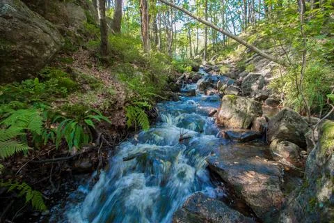 Small waterfall Stock Photos