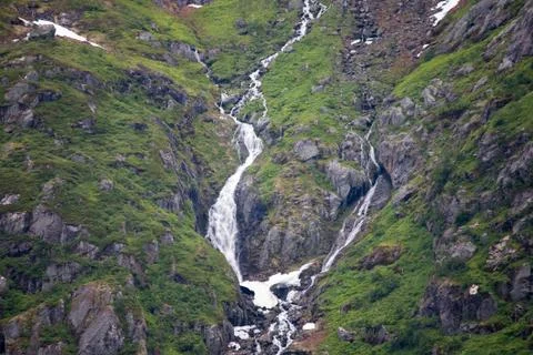 Small waterfall Stock Photos