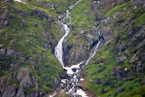 Small waterfall Stock Photos