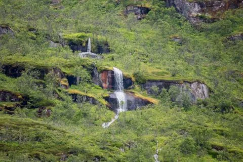 Small waterfall Stock Photos